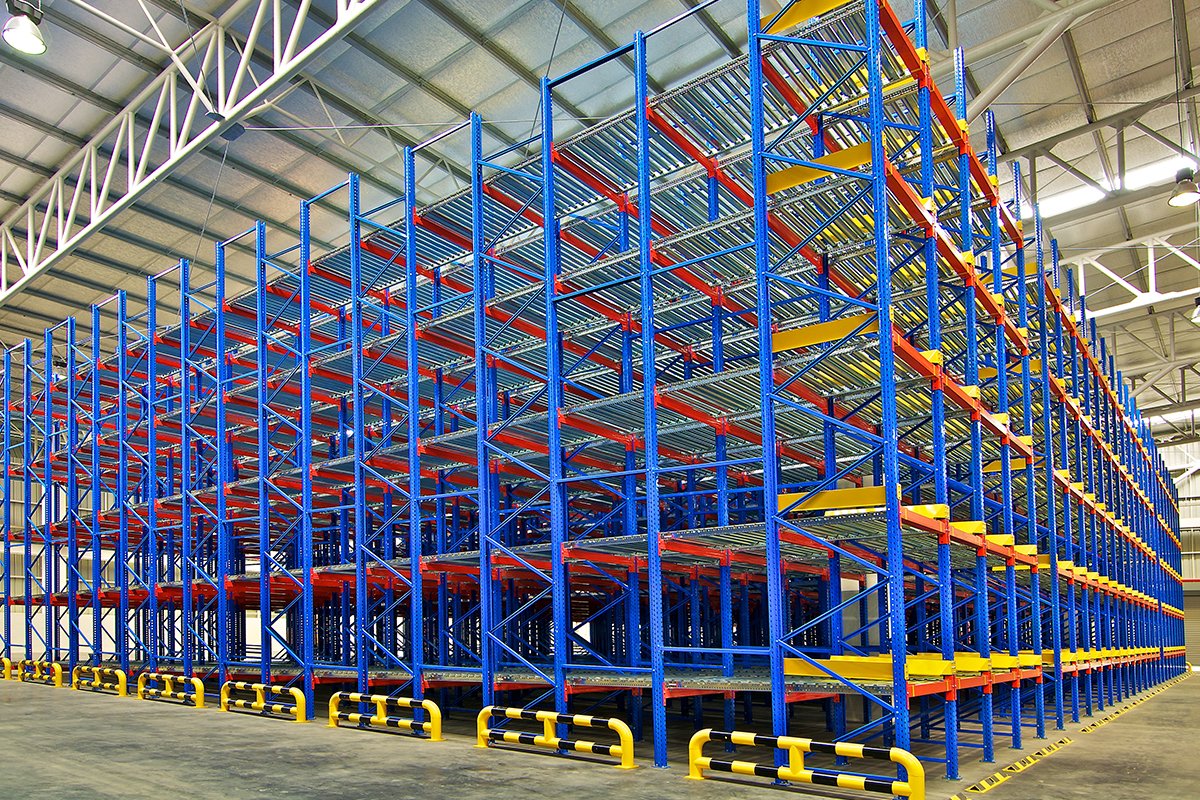 Rack system upgrade in warehouse