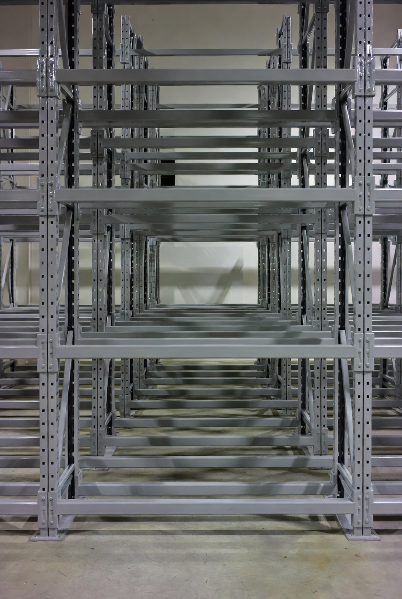 Mezzanine shelving installation