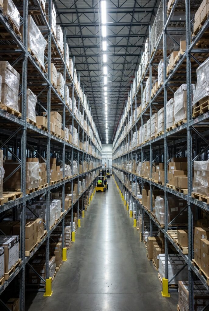 Professional Warehouse pallet racks installation