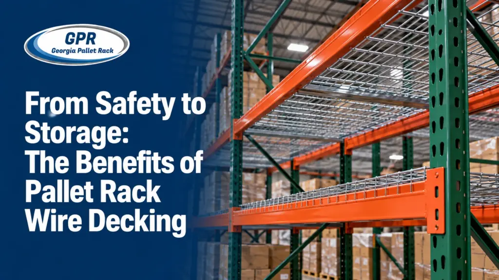 from safety to storage the benefits of pallet rack wire decking