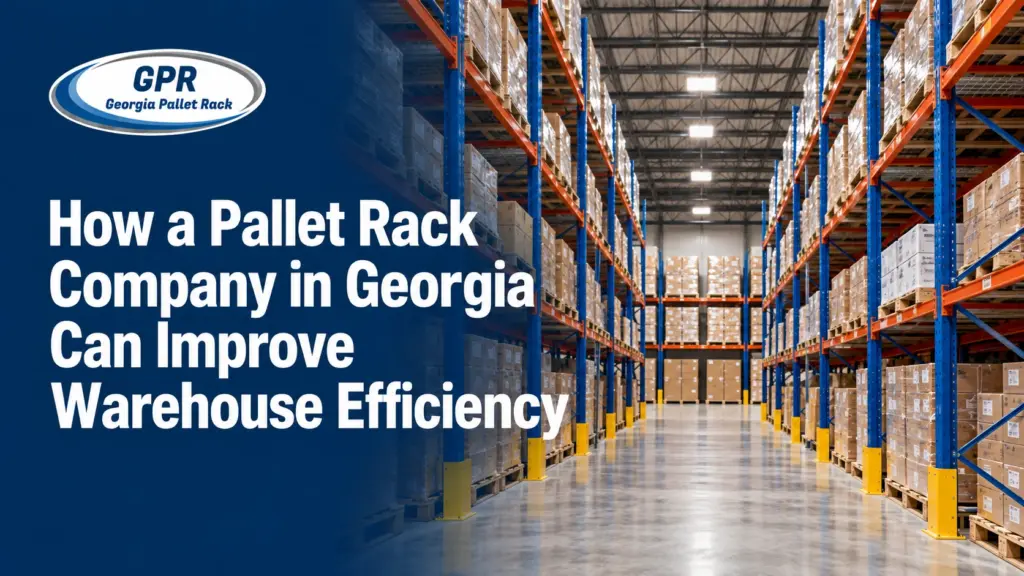 how a pallet rack company in georgia can improve warehouse efficiency